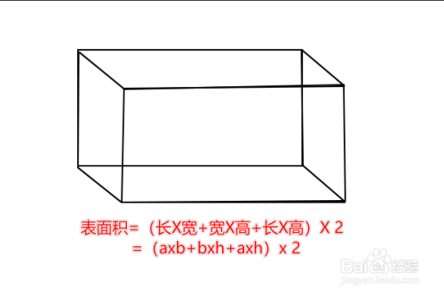 长方体的面积怎么求_长方体的高怎么求_长方体的长怎么求公式