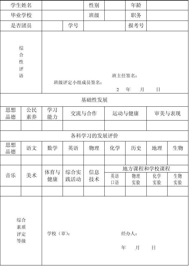 素质电子评价综合平台怎么填_素质评价官网_综合素质评价电子平台