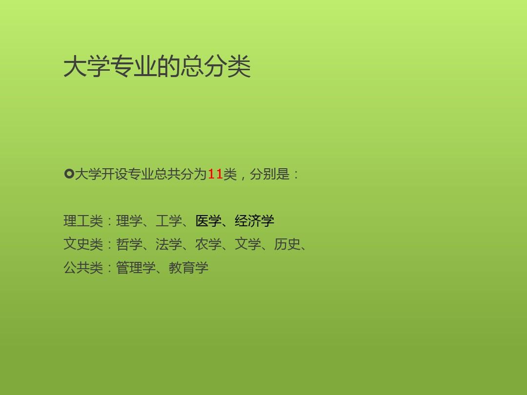 各大专业分类_大学专业有哪些 都有什么分类_有分类大学专业的学校